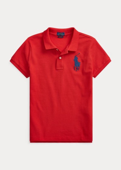 Women's Polo Ralph Lauren Skinny Fit Big Pony Polo Shirts | 840129UES